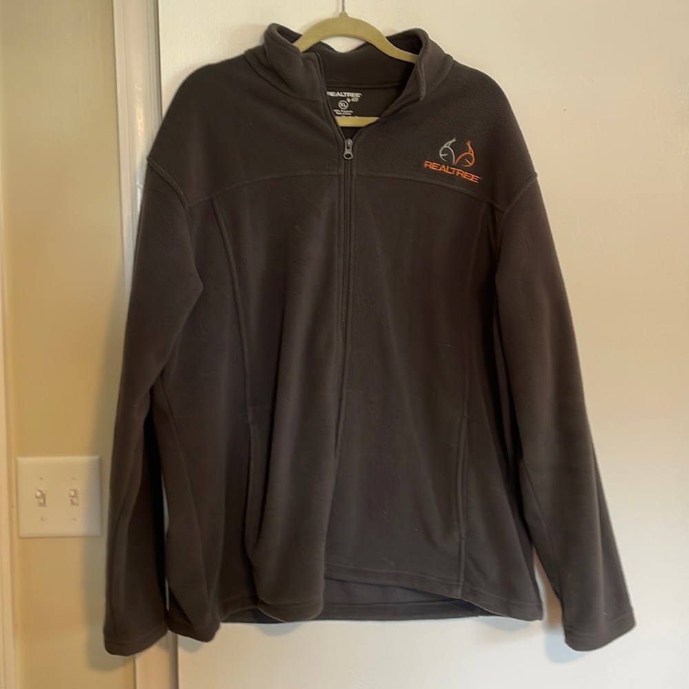 Real Tree Fleece Zip Up XL